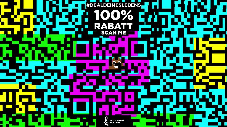 Animierter Kunst-QR-Code