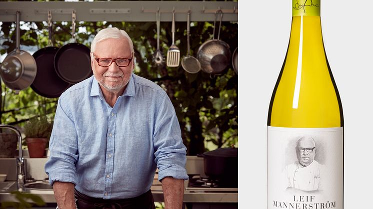​Mästerkocken Leif Mannerström lanserar eget vin inför sommaren