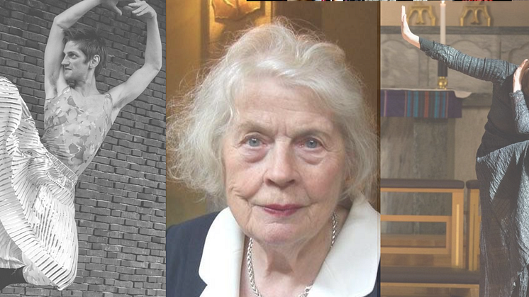 I  Vox Pacis nya föreställning LIV – Medverkar gör spännande mångfaldsartister, dansare och musiker.  Här ses från vänster i bild Tobias Ulfvebrand, Sigrid Kahle & Virpi Pahkinen