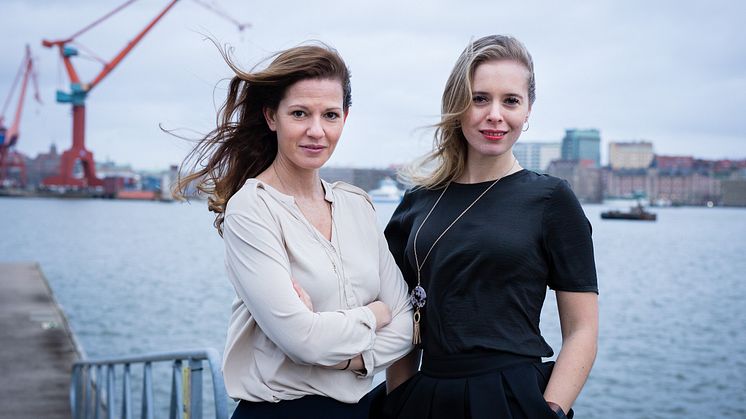 Photo: Jessica Mitrosbaras and Nataly Duyko, Female Network Forum. Sigma Technology. 