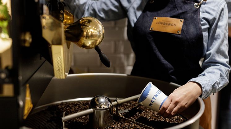 A new collaboration between the Swedish companies Waynes Coffee and Löfbergs