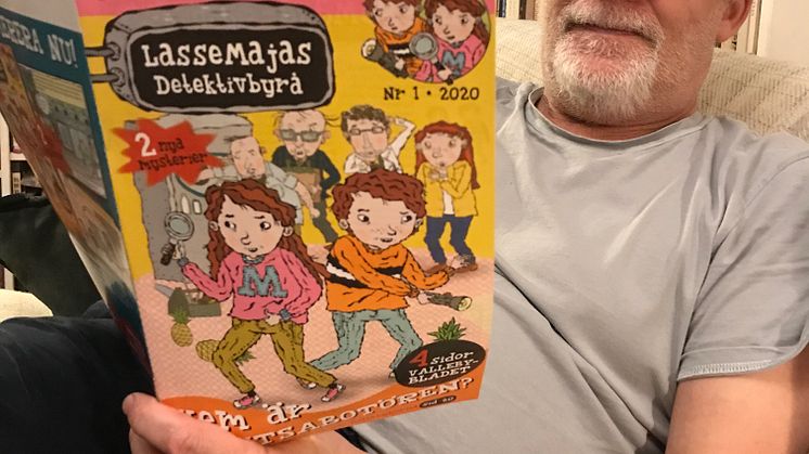 Martin Widmark LasseMaja serietidning