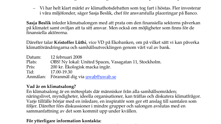 Guld och gröna skogar - om klimat och pengar