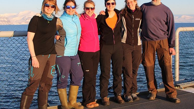 Photo: The project team (project leader Eva Leu second from the right)