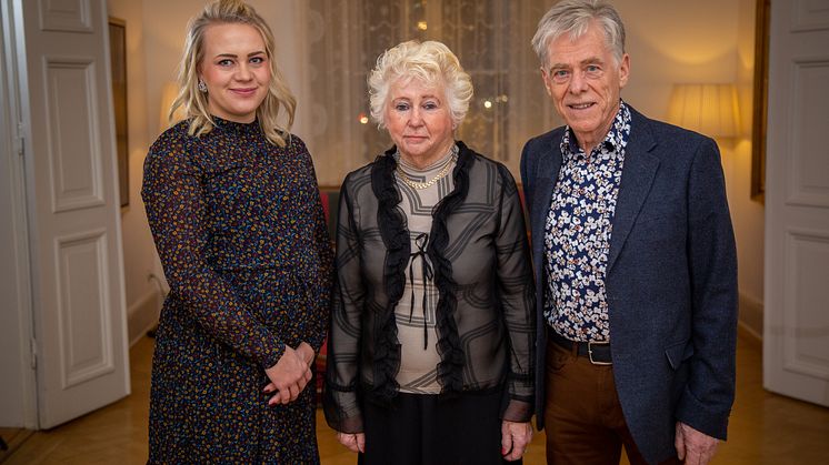 Vardagshjältar. Från vänster: Elin Gustavsson (Bollebygd), Ingegerd Sjögren (Tranemo) och Tore Hagman (Vårgårda).