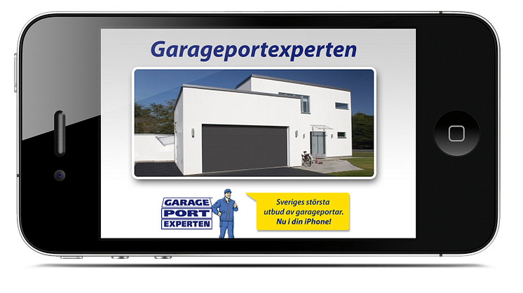 Byt garageport i mobilen
