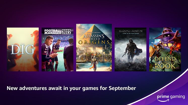 Prime Gaming Reveals September 2022 Offerings 