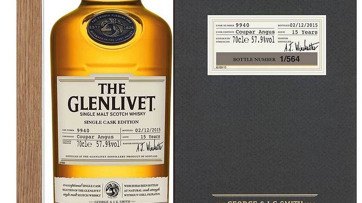 Lansering av The Glenlivet Single Cask Edition - Coupar Angus 6 maj