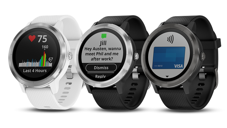 Garmin vívoactive® 3 GPS-smartwatch med indbyggede sports-apps