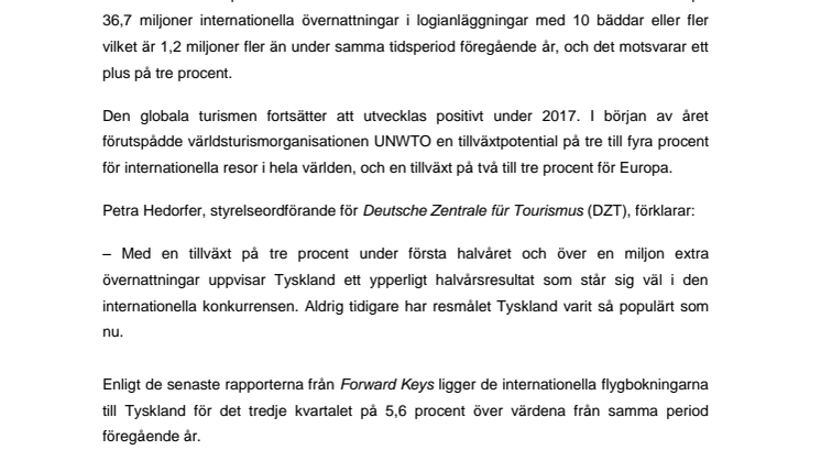 Reselandet Tyskland populärare än någonsin