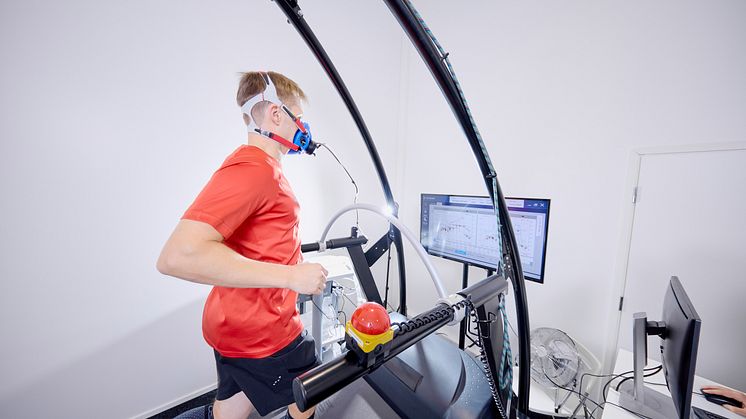 Instrumented treadmill area-Running