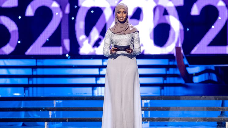 Suad Ali delade ut pris till Årets ledare under Idrottsgalan den 15 januari 2018 i Stockholm.