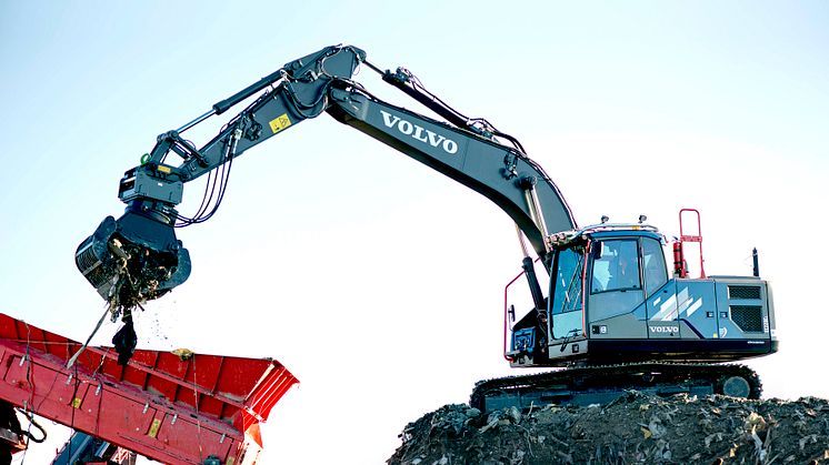 Volvo EC220E Extreme hos Ragnsells Häradsudden AB