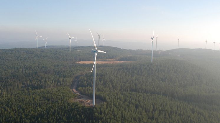 Mimer besöker sitt vindkraftverk