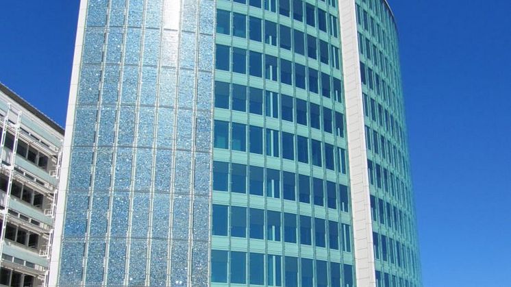 Integrerade solceller i husfasad av Pilkington Planar™