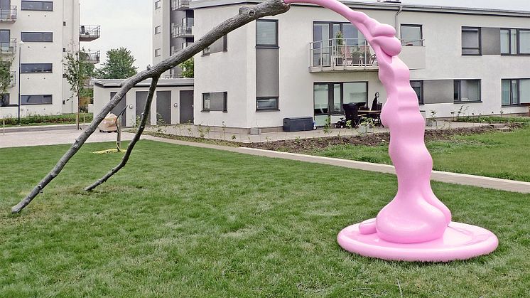 Invigning av nytt konstverk i Hammars park