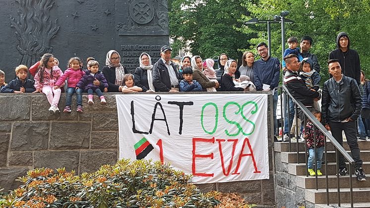 "Låt oss leva" är namnet på barnfamiljernas kampanj.