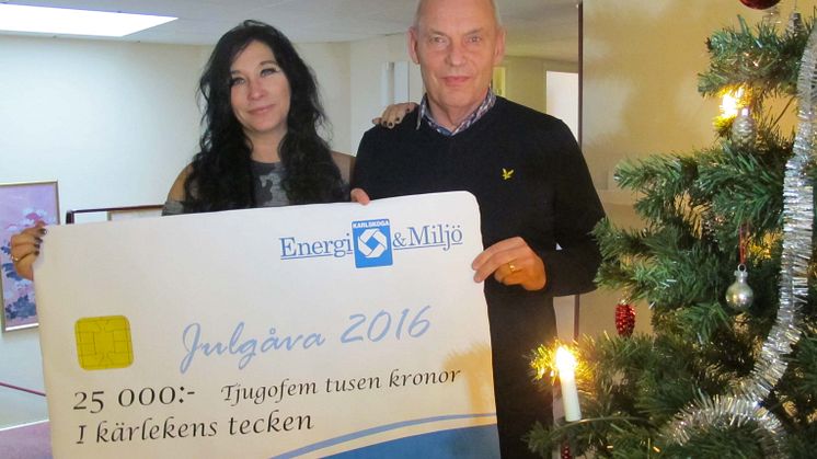 Årets julgåva går till lokal välgörenhetsfond
