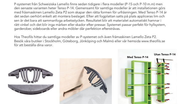 Spara tid med nya kopplingsbeslaget Tenso P-14