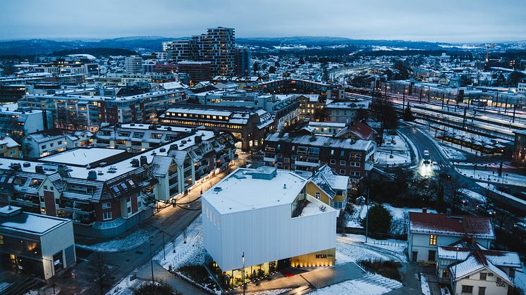 Alle nye leiligheter og næringsbygg i Lillestrøm blir koblet til fjernvarmenettet fra Akershus EnergiPark