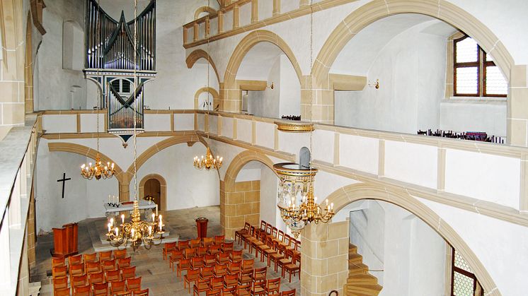 Veranstaltungsort der Torgauer Festwoche der Kirchenmusik ist auch die Schlosskapelle auf Schloss Hartenfels - Foto: Andreas Schmidt