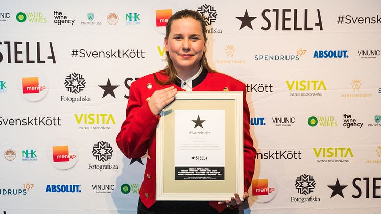 Frida Nilsson från MJ's blev vald till Stella Kock 2019. Foto: Madeleine Landley.