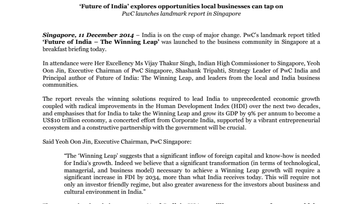 ‘Future of India’ explores opportunities local businesses can tap on 