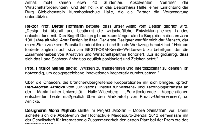 Wissenstransfer entscheidet über Erfolg am Markt