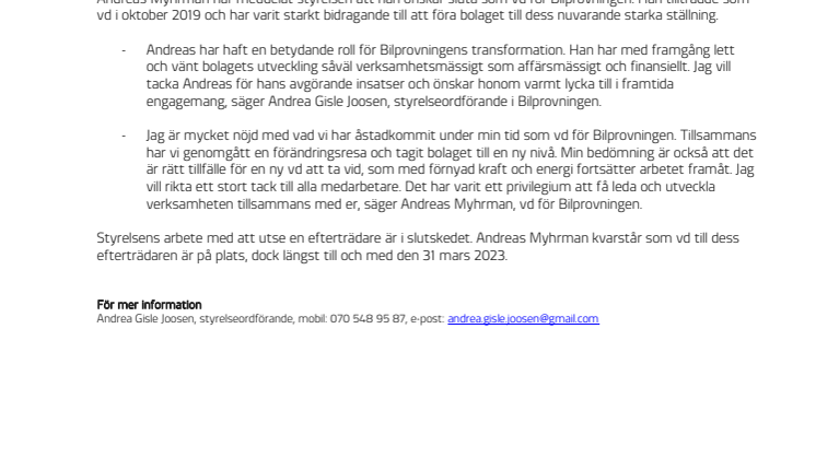 Pressinfo_Andreas Myhrman slutar som vd för Bilprovningen.pdf