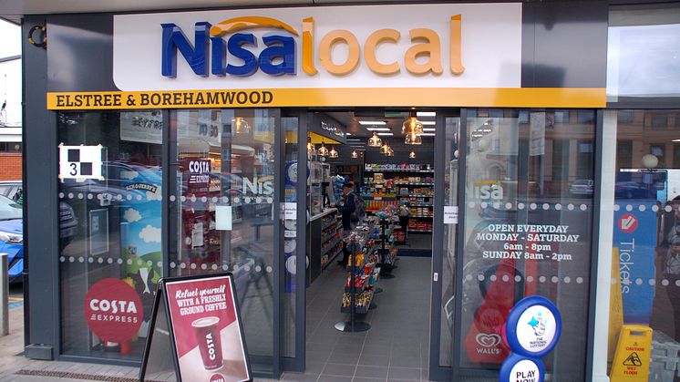 Nisa convenience store at Elstree & Borehamwood