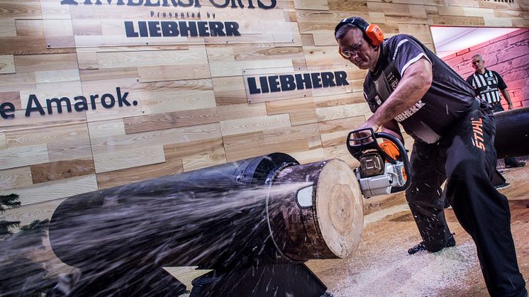 Rekordmange tilskuere under VM i Timbersports