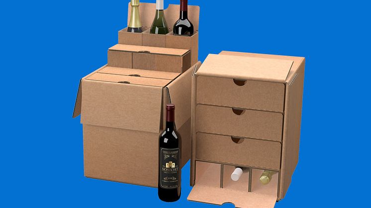 Smurfit Kappa tilbyr emballasjeløsninger for salg av vin via nettbutikker