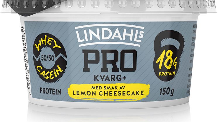 Lindahls PRO Kvarg+ med smak av lemon cheesecake