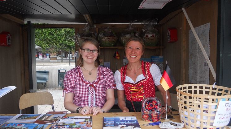 Tyska Turistbyrån visade upp det traditionella Tyskland på folkdansfestivalen Europeade i Helsingborg