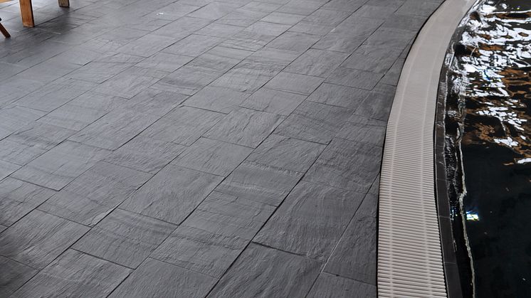 Varbergs Spa Golvskiffer Welsh Slate Dark Blue Gray
