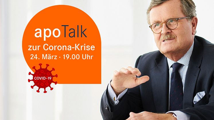 Zu Gast bei apoTalk: Prof. Dr. med. Frank Ulrich Montgomery, Vorsitzender des Vorstandes des Weltärztebundes (WMA) und Vorsitzender des Aufsichtsrats der apoBank