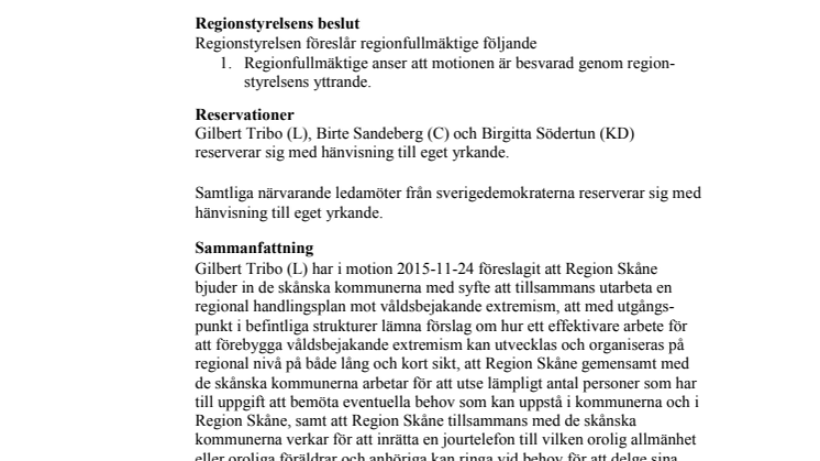 Styret tar inte hotet mot det öppna samhället på allvar