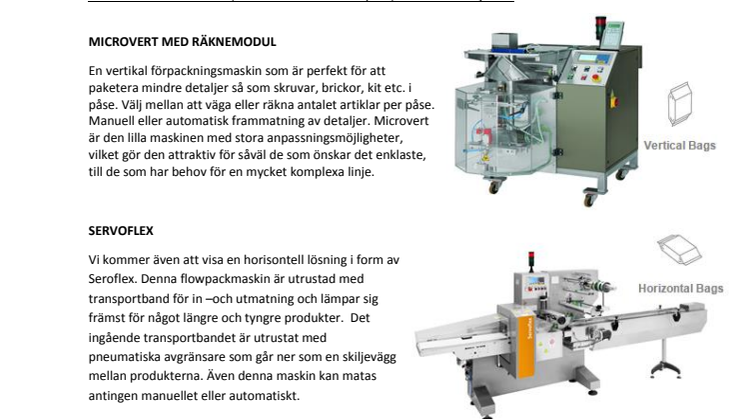 AWI Maskin AB på Scanpack 2015