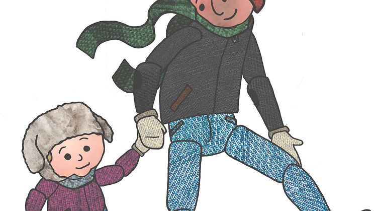 Pixie och pappa, från boken med samma namn, av Sebastian Matar.