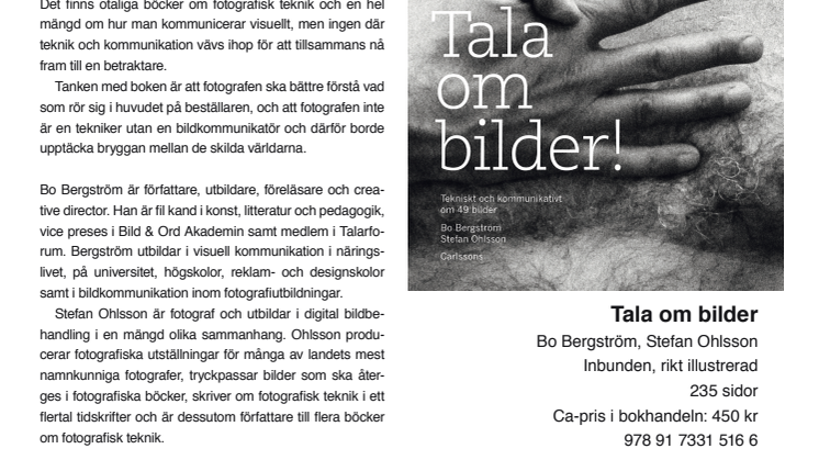 Ny bok: Tala om bilder!