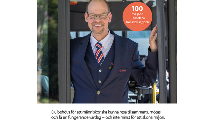 100 nya bussförare och mekaniker behöver rekryteras i Umeåregionen de tre kommande åren