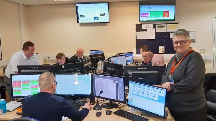 Mandy Davies, Go North East's new Service Delivery and Control Manager, in the bus company's Service Delivery Centre