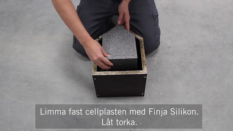 Lockande fågelholk i betong – gör det själv
