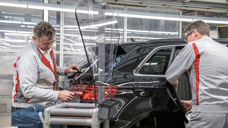 Audi genstarter gradvist sin produktion i Europa