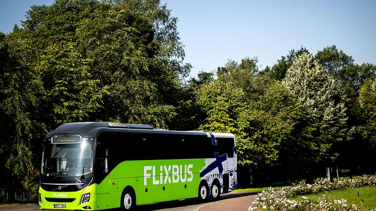 Flix lanserar bussförbindelse till Finland  