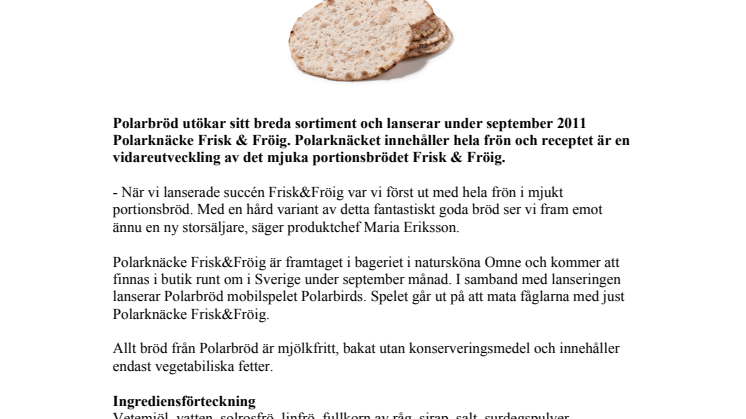 Polarbröd "frönyar" tunnbrödshyllan