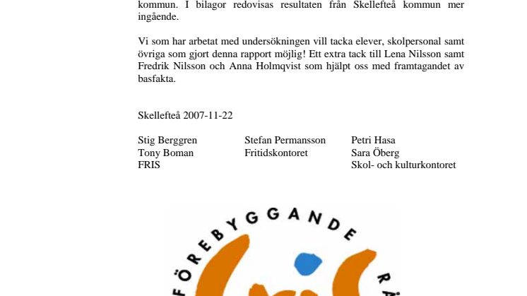 Drogvaneundersökning 2007