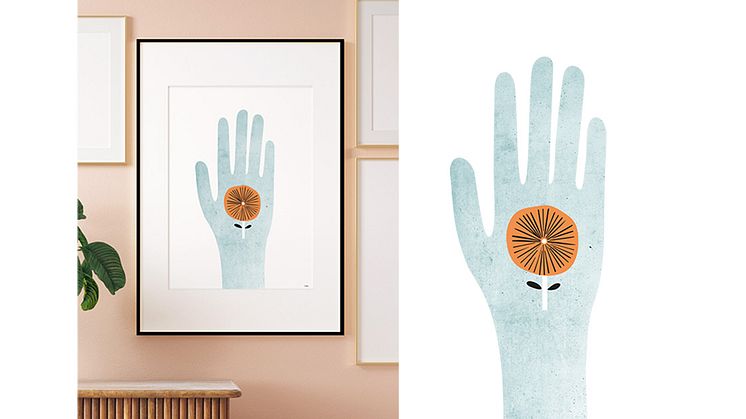 Formgivaren Isabelle Norman Sällström, Isa Form, har skapat årets minnesgåva; en tavla med titeln ”Handle with care”, inspirerad av ledorden för vård och omsorgsyrket; stöd, möte, bemötande, respekt och mod.