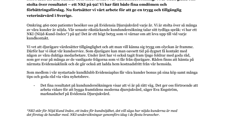Glädjande resultat i vår kundundersökning