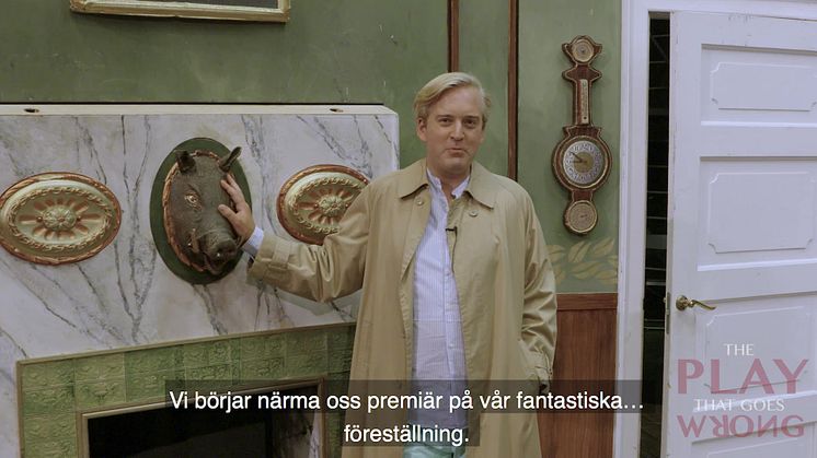 Bakom kulisserna inför The Play That Goes Wrong 